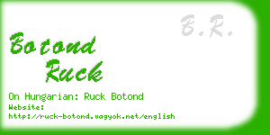 botond ruck business card